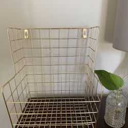 Gold Wall Organizer