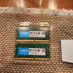 Crucial 16GB (2x8GB) DDR4-3200 SO-DIMM 260-Pin RAM CT8G4SFR32A.C6FR