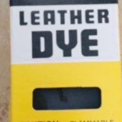 Leather Dye ( Near Utep) open bottle used only couple of drops