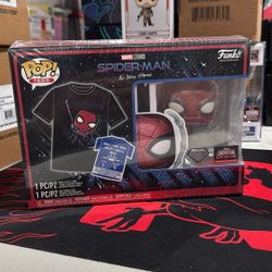Funko - Spider Man No way Home Funko Pop With T Shirt (L)