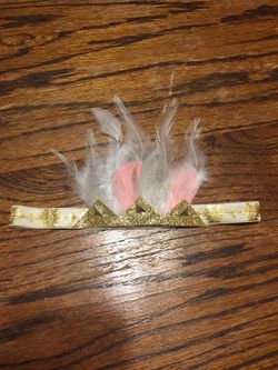 Feather headband