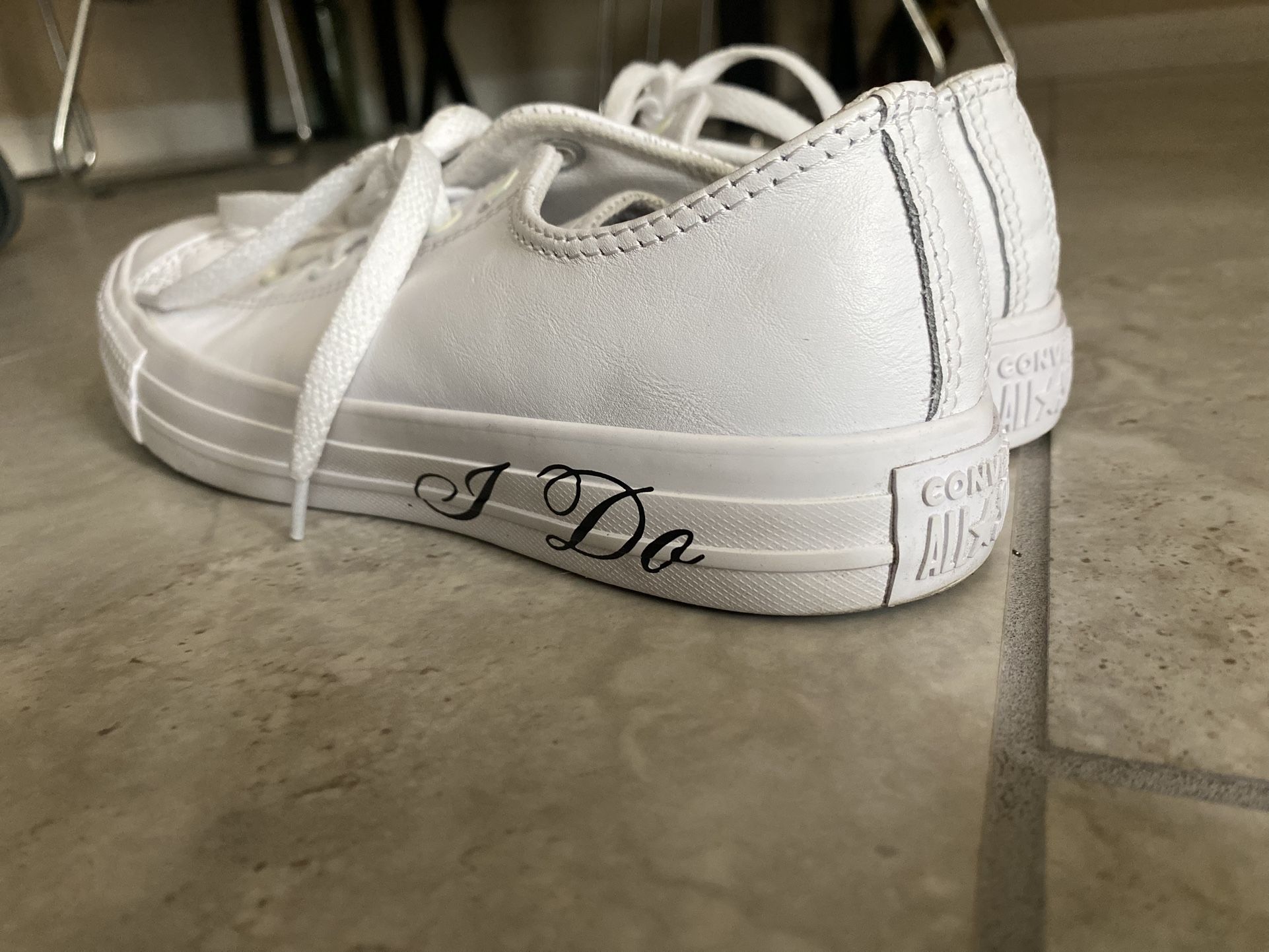 Custom Converse Wedding Shoes