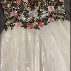 Prom Party Dress Size 7 Corset Style 