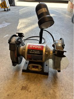 RYOBI 6” Thin Line Bench Grinder