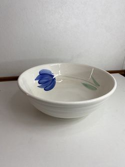 Vintage Himark Tre Ci Pasta Bowl Hand Painted Made In Italy, 10 3/4" W x 4 1/8"T