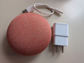 Google Home Mini (Coral) Music/ Audio Speaker w/ Bluetooth & Wifi