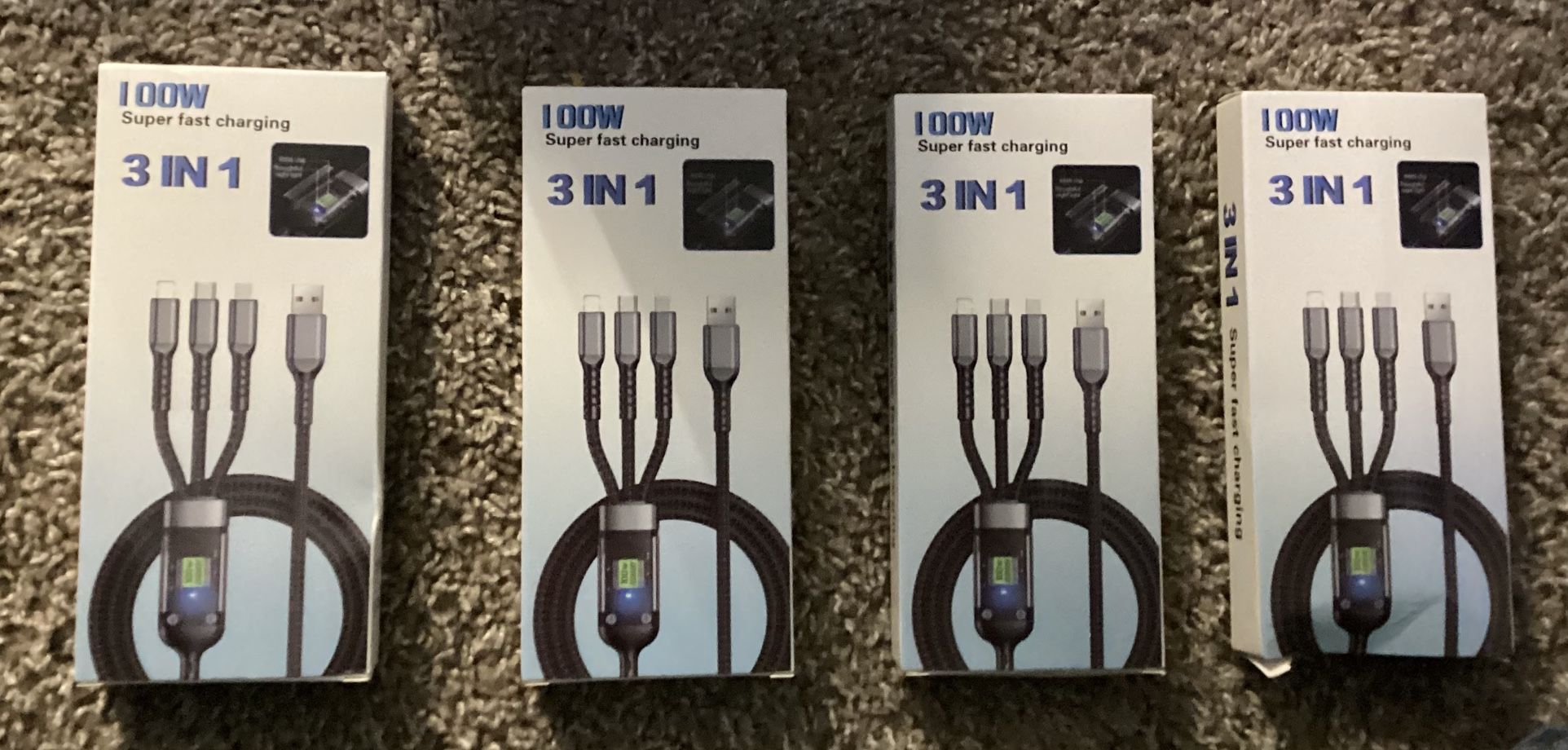 Brand New In The Box 3 In 1 Fast Charger