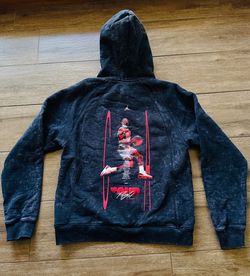 Jordan Men's Flight Heritage French Terry Pullover Hoodie DJ0206-010 SZ Med Rare