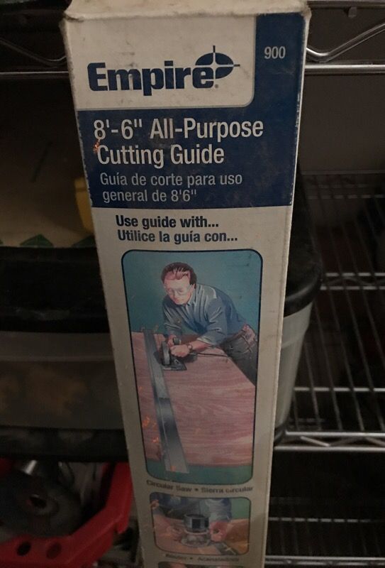 Empire 8’-6” cutting guide brand new in box