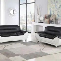 New 2 Pc Living Room Set Sofa,love  3 Colors Available K Furniture And More