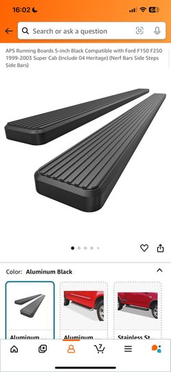 5 Inch Aluminum Running Boards