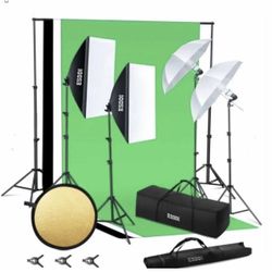ESDDI Softbox Photography Lighting Kit Continuous Photo Studio Equipment