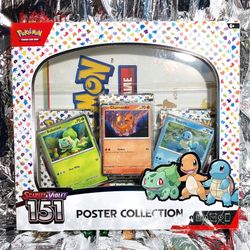 Pokemon 151 Poster Collection Firm Price