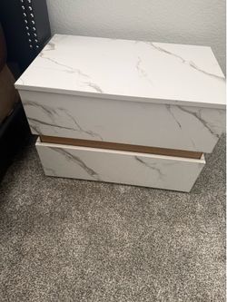 Night stands with two drawers set of two