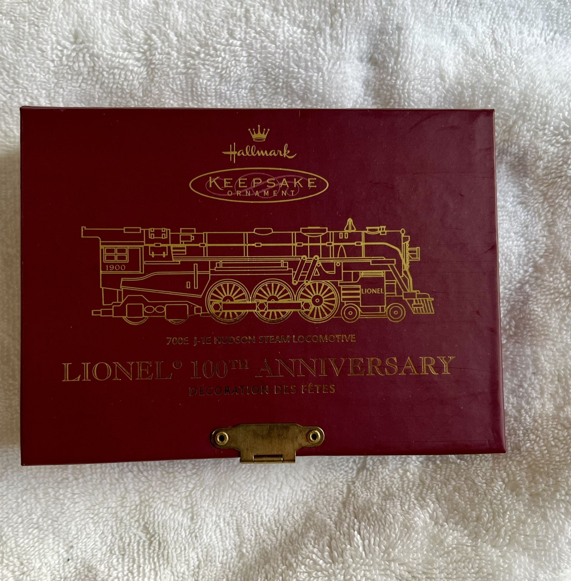 Hallmark Keepsake Lionel 100th Anniversary 700E J-1E Hudson Steam Locomotive 