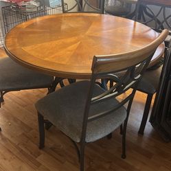 Dining table with four chair