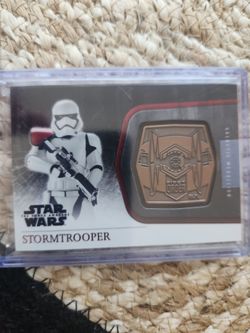 Stormtrooper bronze medalion card