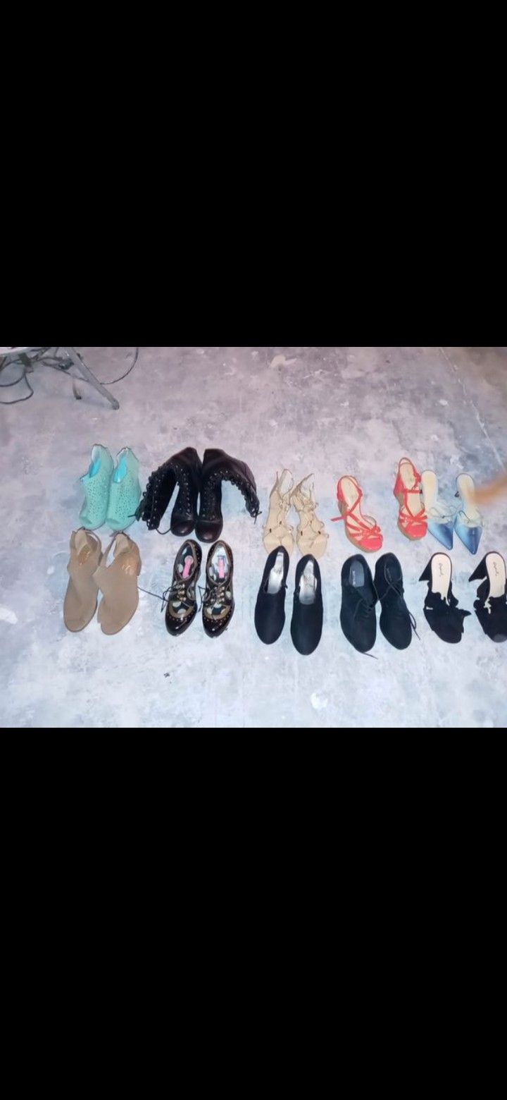 Lot of heels and sandals $20