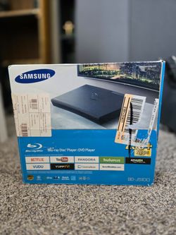 NEW SEALED Samsung BD-J5100 Smart Curved Blu-ray Player Wi-Fi 1080p Streaming
