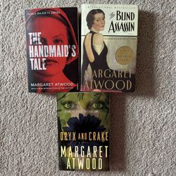 Margaret Atwood Lot of 3 PBs. The Handmaid’s Tale. The Blind Assassin + 1 (VG)