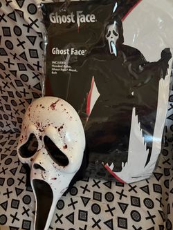 Ghostface costume one size