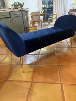 Velvet Bench- Excellent Condition