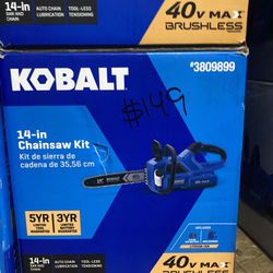 Kobalt 14in Chainsaw Kit