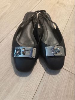 Hermes Slingback flats