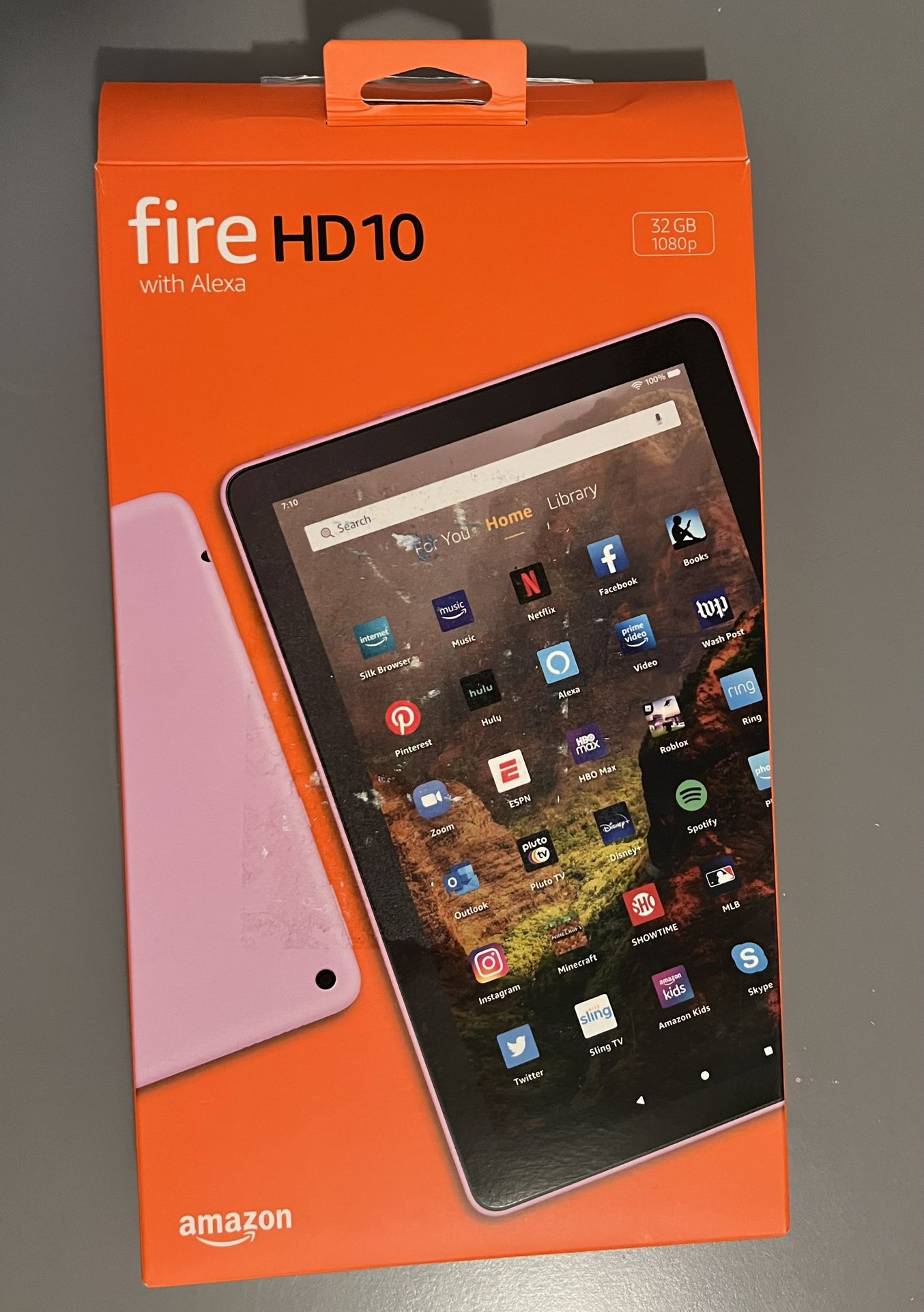 Amazon Fire HD 10 with Alexa (Lavender)