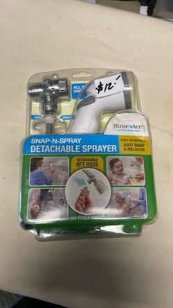 Rinse Ace Snap-N-Spray Detachable Shower Sprayer