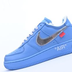 Nike Air Force 1 Low Off White Mca University Blue 36