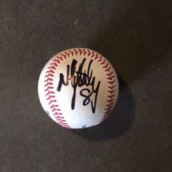 Signed Castellanos Baseball