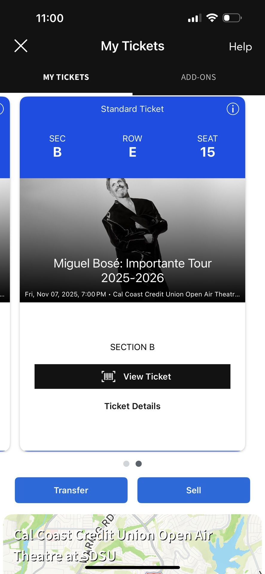 MIGUEL BOSE CONCERT