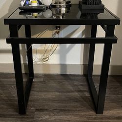 2 Black Side Tables