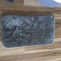 Grey Small Bathroom Rug