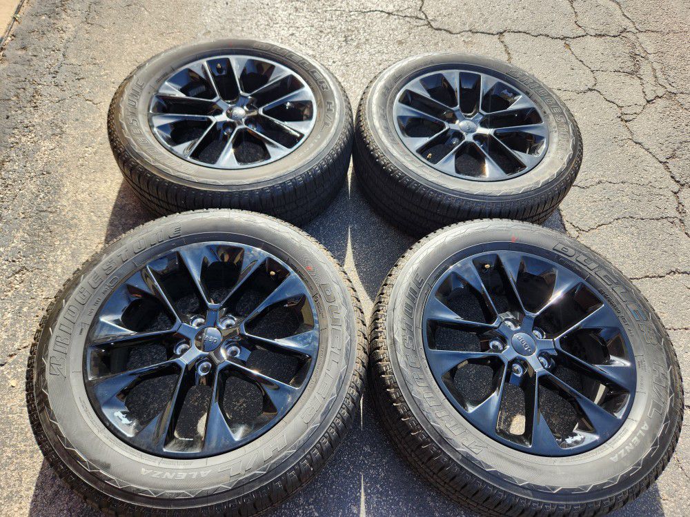 20" Jeep Gladiator Oem Black Wheels And Tires 