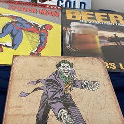 Metal Signs 10.00 Each