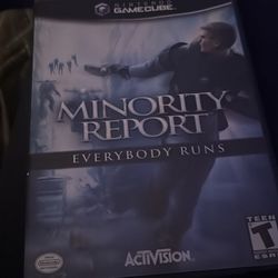 Minority Report (Nintendo GameCube) Black Label CIB Complete w/ Manual CIB