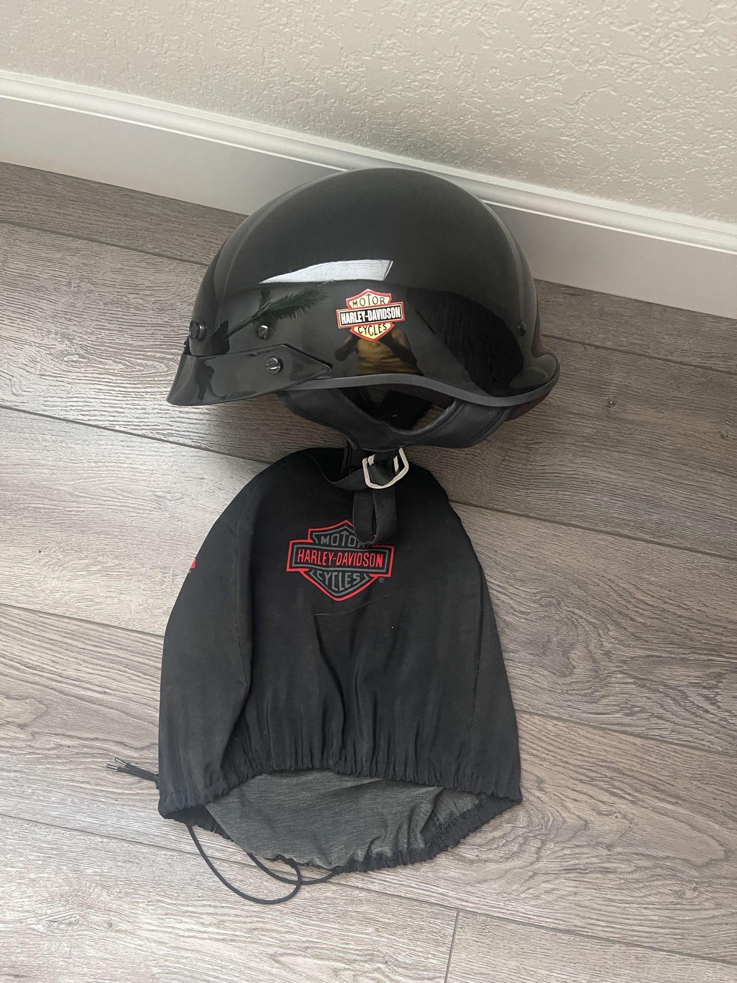 Harley Davidson DOT Motorcycle Helmet XS w/dust cover