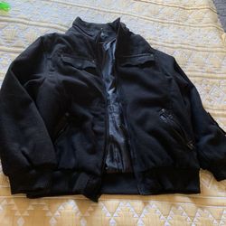 Men Black Jacket Xxl 