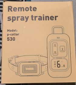Brand new remote spray trainer dog collar