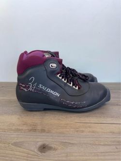 ♻️ Salomon 3.1 XC Cross-Country Ski Boots – Men's US 7.5 / EU 40