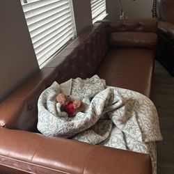 Leather couch