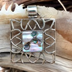 Pendant, Handmade, Silver, Gem, Peru, Jewelry , Handmade Jewelry , Necklace 