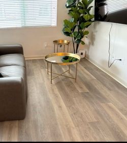 Round coffee table & side table set
