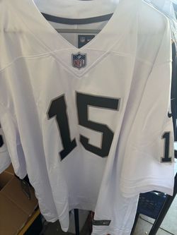Raiders Mendoza white jersey x large