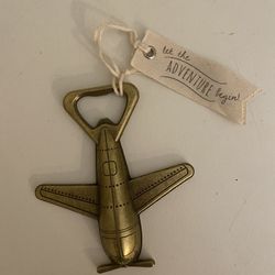 Kate Aspen Airplane Bottle Opener