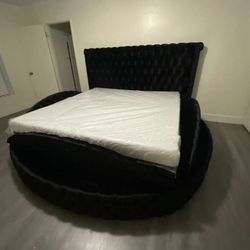 Eastern Queen Size Bed Frame with Mattress Included