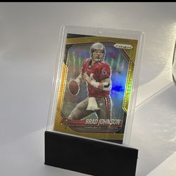 2025 Panini Prizm Brad Johnson TRUE Gold Prizms /10 #213 Buccaneers