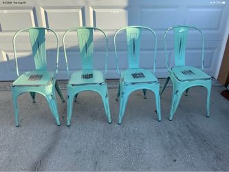 Metal Indoor/Outdoor Chairs